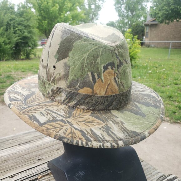 Realtree Fedora Hat Camo Hunting Safari USA Medium - Picture 3 of 8